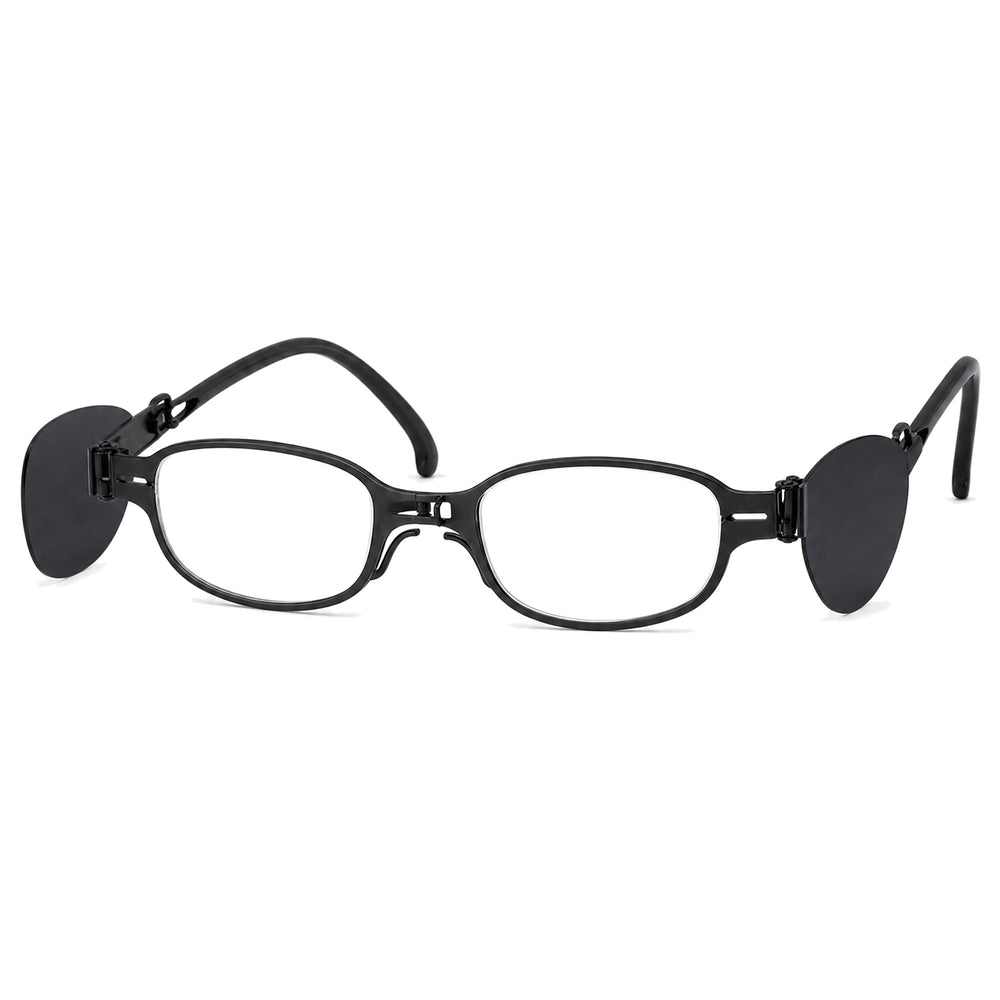 Milo eyewear, clean front product view on a white background