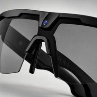Valéry eyewear, close-up of the lenses and nose pad details