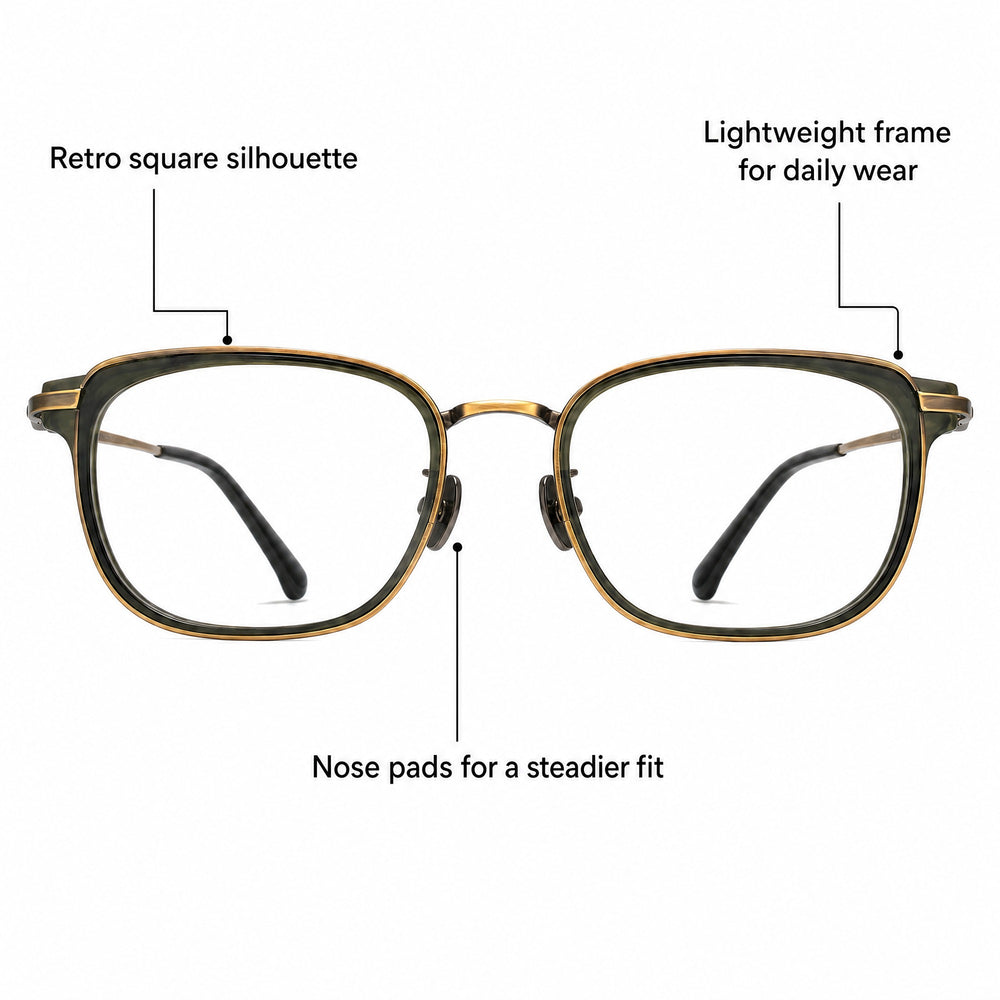 Théo eyewear, overview of three key eyewear features