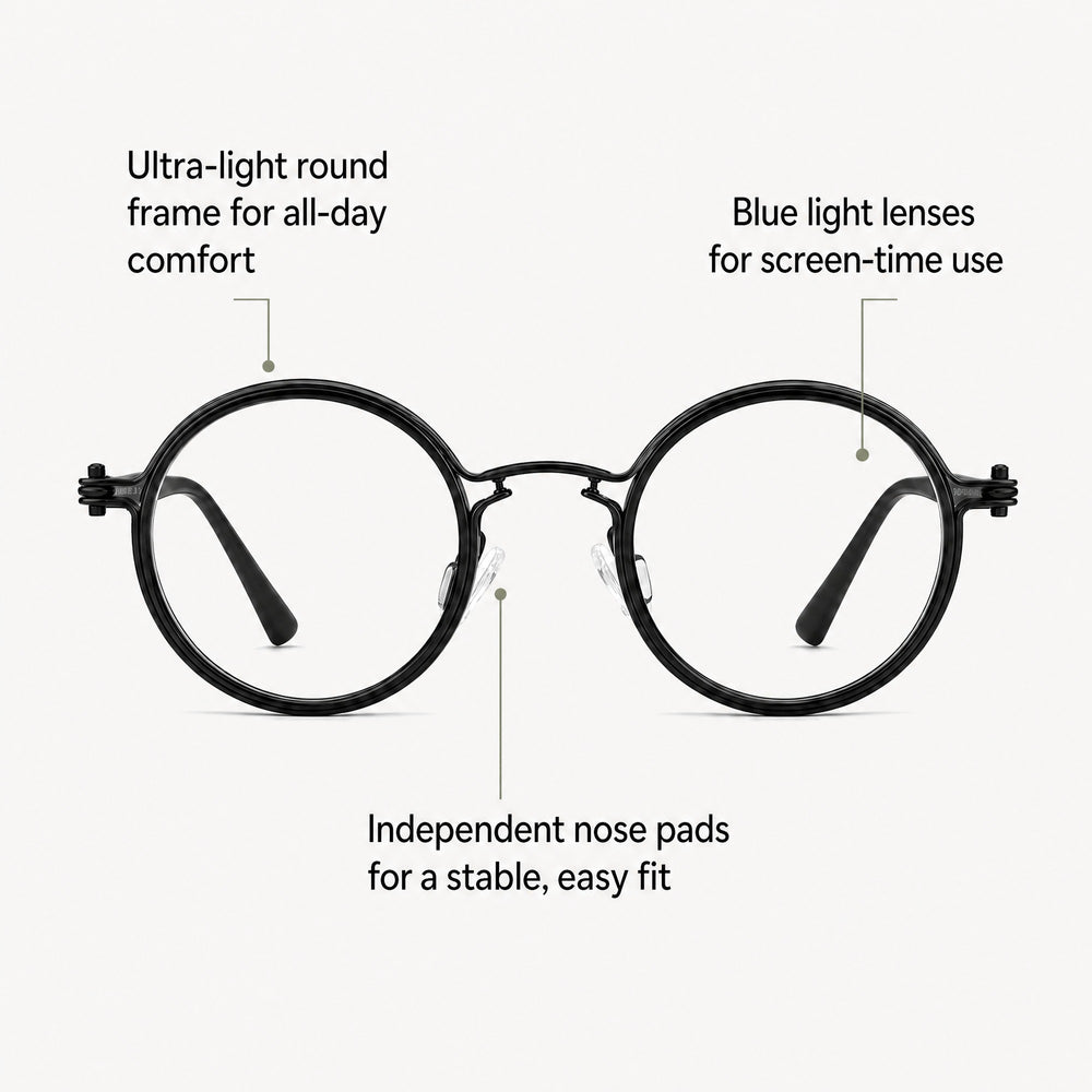 Léon eyewear, overview of three key eyewear features
