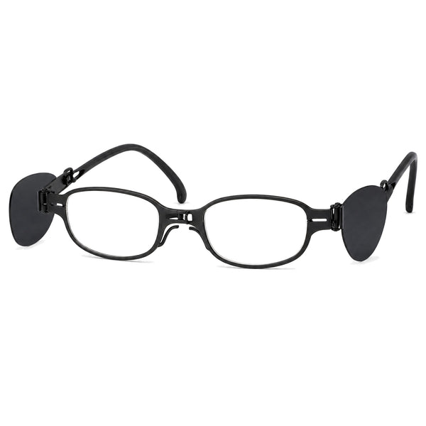 Milo eyewear, clean front product view on a white background