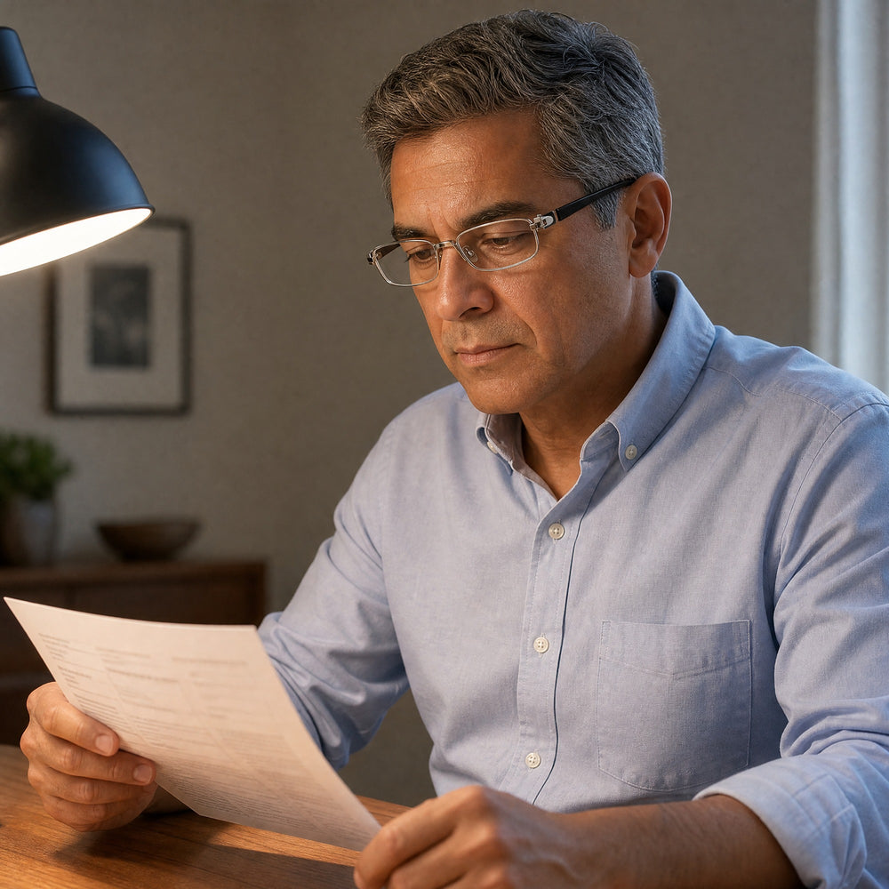 Vianney eyewear, eyewear worn in an everyday lifestyle setting