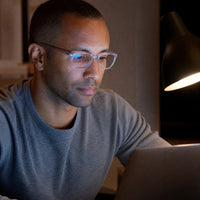 Raymond eyewear, eyewear worn in a second everyday lifestyle setting