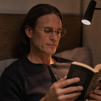 Nicolas eyewear, eyewear worn in a third everyday lifestyle setting