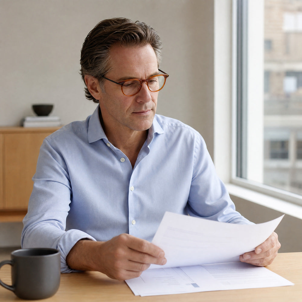 Paul eyewear, eyewear worn in a third everyday lifestyle setting