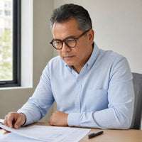 Victor eyewear, eyewear worn in a third everyday lifestyle setting