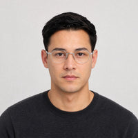 Lucien eyewear, front view worn by an adult model