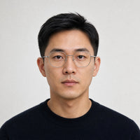 Adrien eyewear, front view worn by an adult model