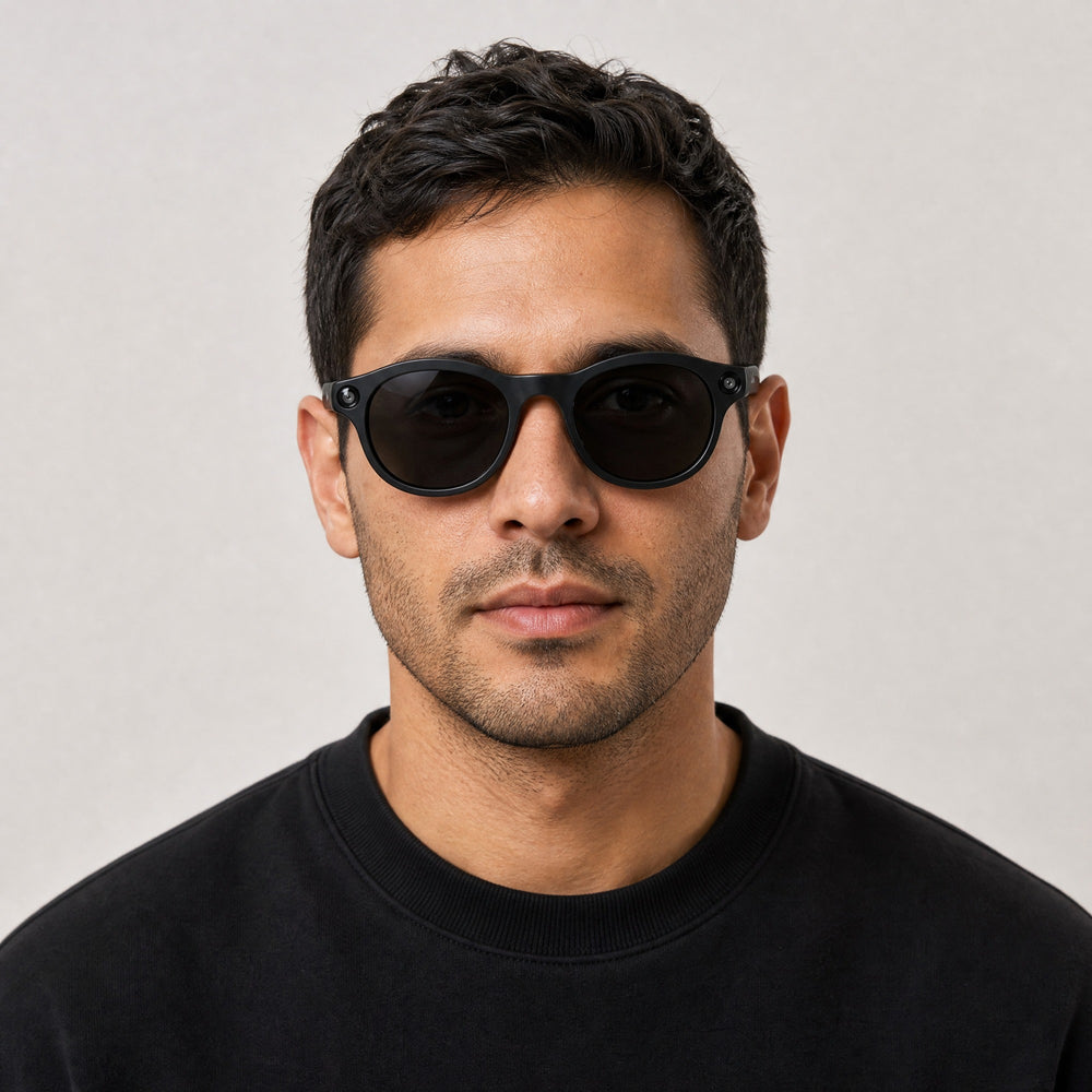Cyrille eyewear, front view worn by an adult model