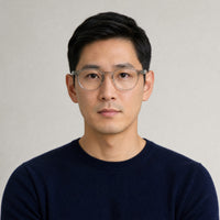 Sylvain eyewear, front view worn by an adult model