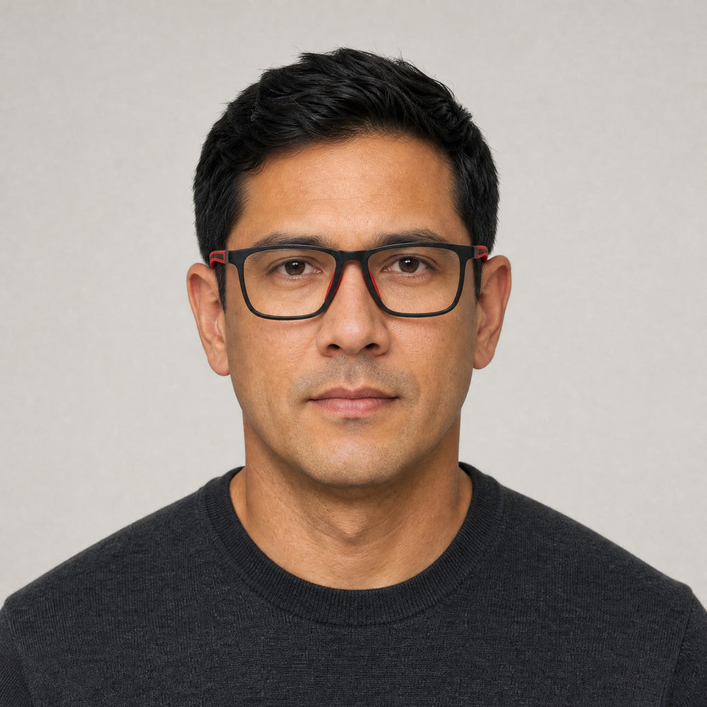Philippe eyewear, front view worn by an adult model