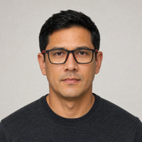Philippe eyewear, front view worn by an adult model