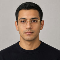 Thierry eyewear, front view worn by an adult model