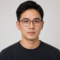 Alphonse eyewear, front view worn by an adult model